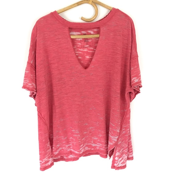We The Free Tops - We the Free Jordan Burnout Cutout Tee Size Small